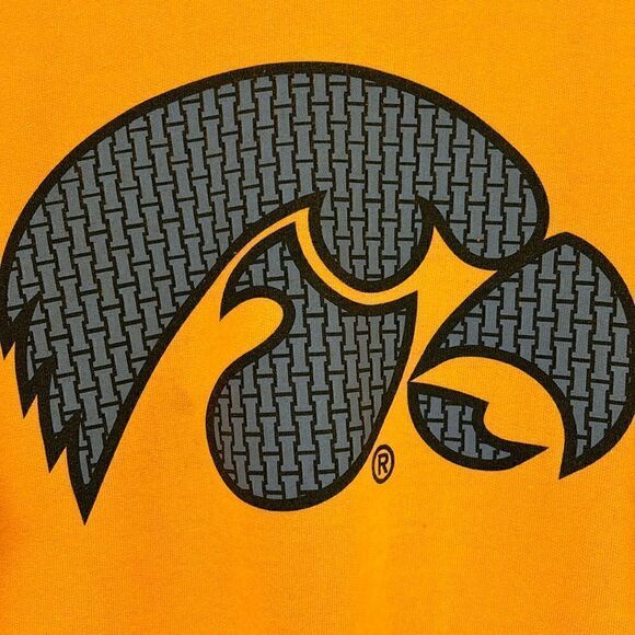 Vintage Iowa Hawkeyes Gold tailgate Crewneck Sweatshirt retro women’s large - Picture 2 of 6